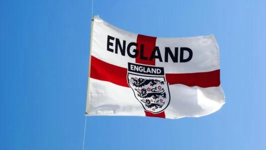 England Flag for football
