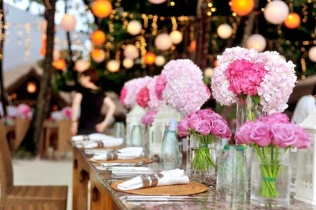 There are a 101 things to do on the big day, your wedding planner needs to be there. Shows a wedding table setting