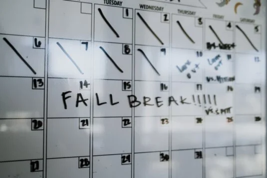 calendar with holiday