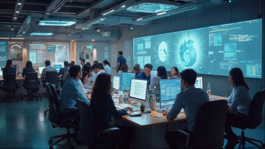Large corporate office