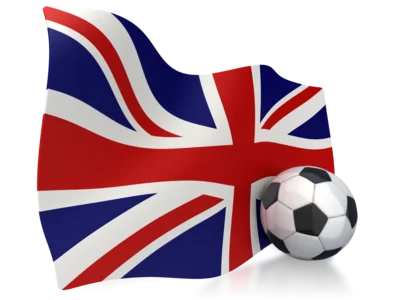 England Flag and football
